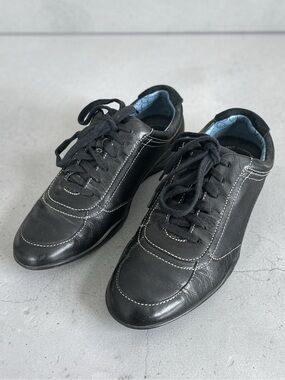 ROCKPORT (5) Dynamic Suspension Leather Walking Shoes Black Lace-Up